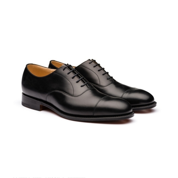 Church's Shoes Churchs Royal Tweed Mens Laceup Calf Leather Oxford